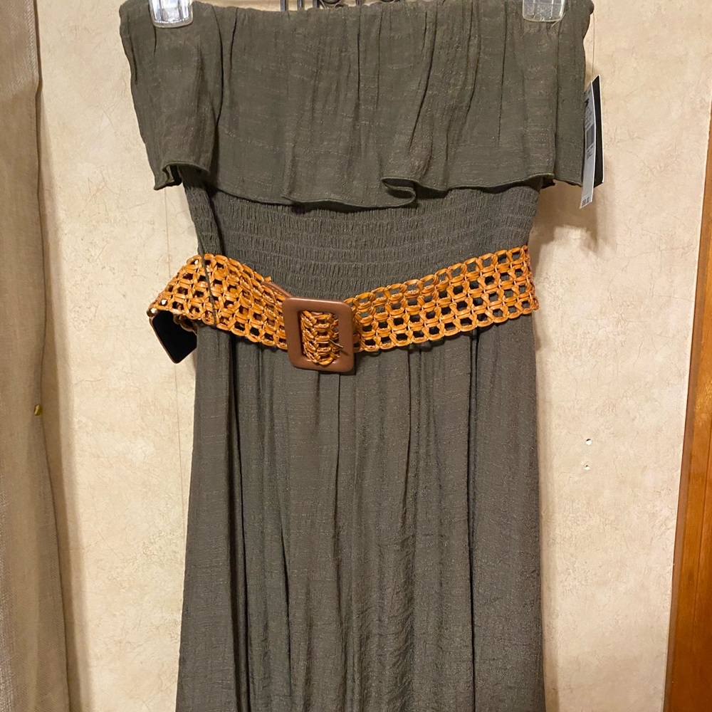 Strapless dress